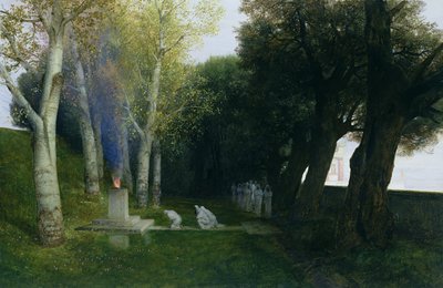 Heilig bos, 1886 door Arnold Böcklin